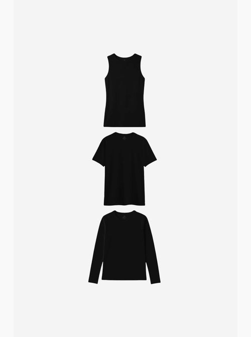 T-shirt femme en coton et élasthanne tommy - Kiabi