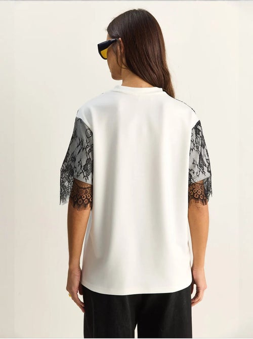 T-shirt femme en mélange de viscose lucci - Kiabi