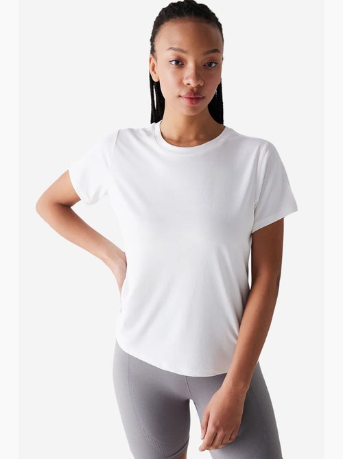 T-shirt femme en modal penti - Kiabi