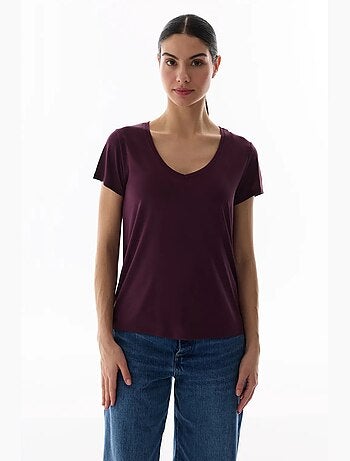 T-shirt femme en modal penti