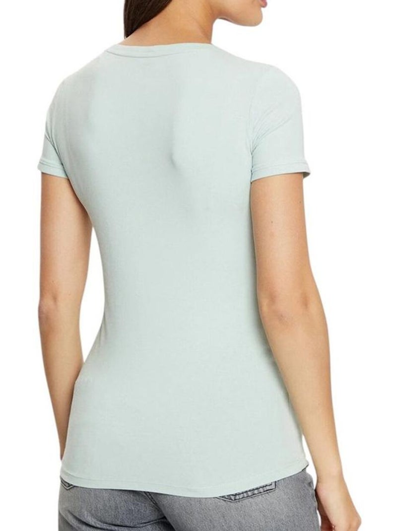 T-shirt femme guess Bleu turquoise - Kiabi