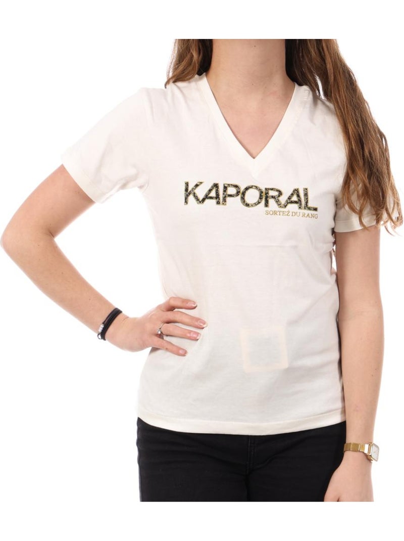 T-shirt Femme Kaporal Blanc - Kiabi