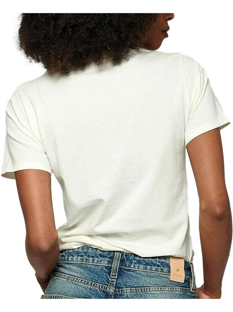 T-shirt Femme Kaporal Blanc - Kiabi