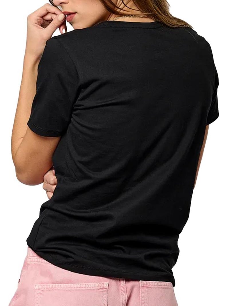 T-shirt Femme Kaporal Noir - Kiabi