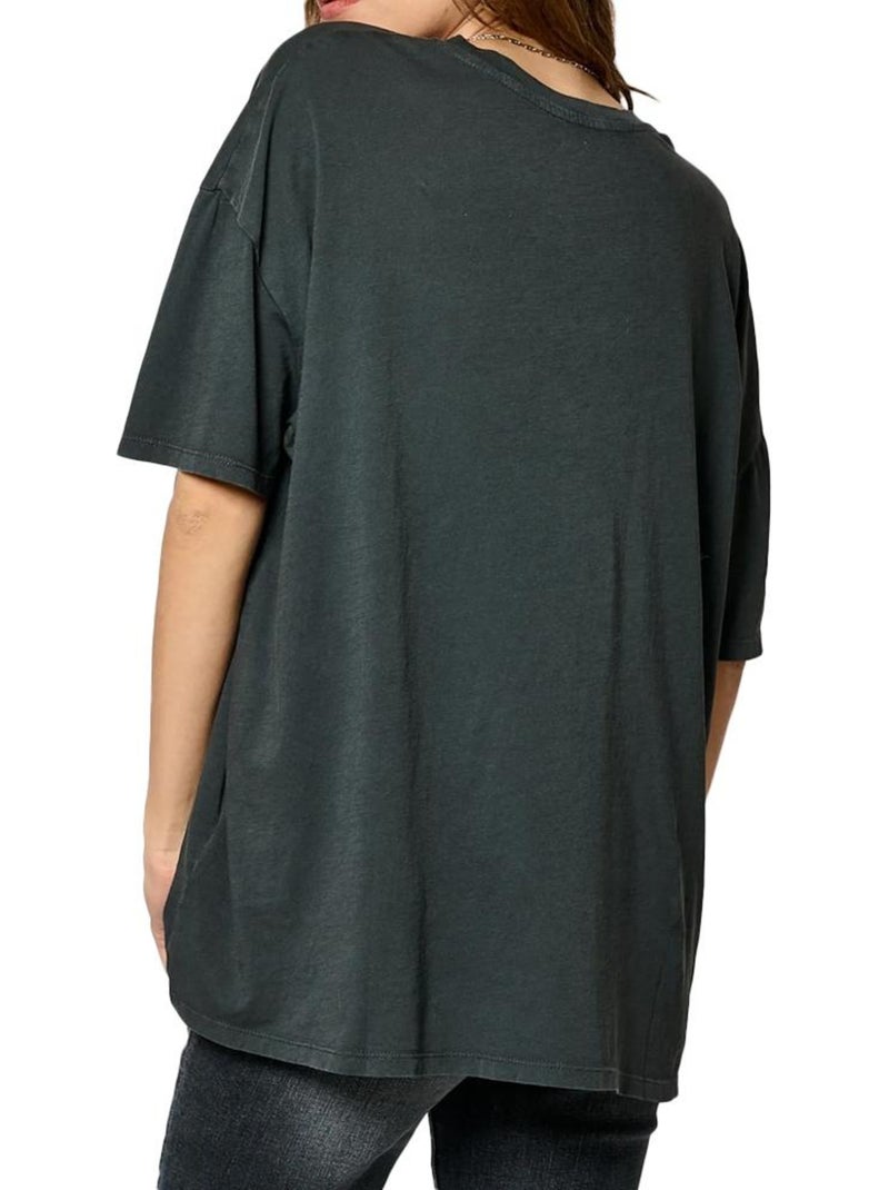 T-shirt Femme Kaporal Noir - Kiabi