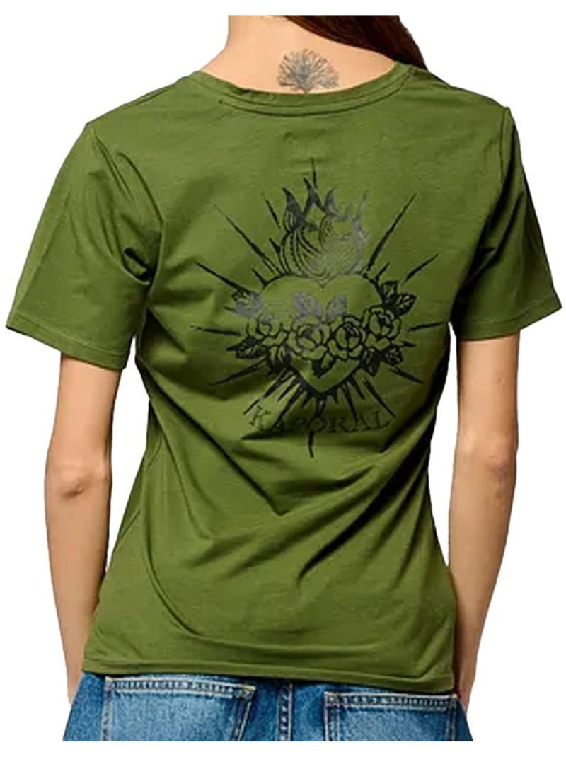 T-Shirt Femme Kaporal Vert kaki clair - Kiabi