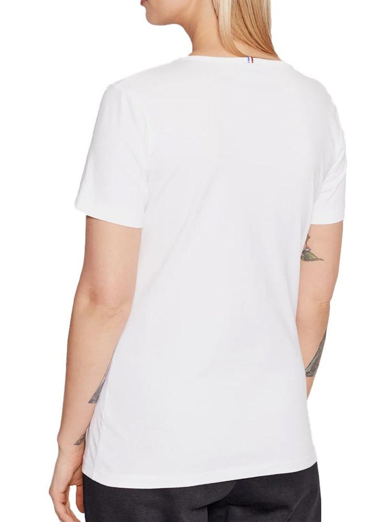 T-shirt Femme Le Coq Sportif Blanc - Kiabi