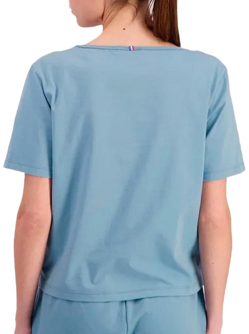 T-shirt Femme Le Coq Sportif Bleu - Kiabi