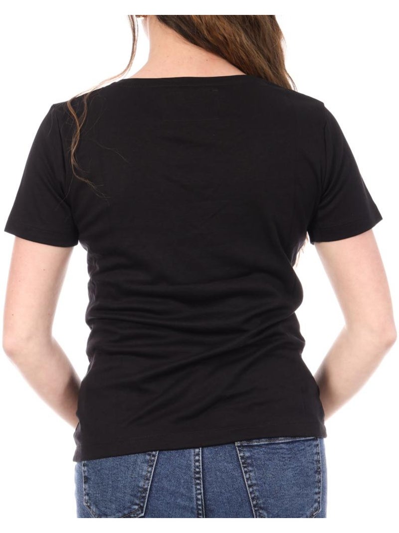 T-Shirt Femme Le Coq Sportif Noir - Kiabi