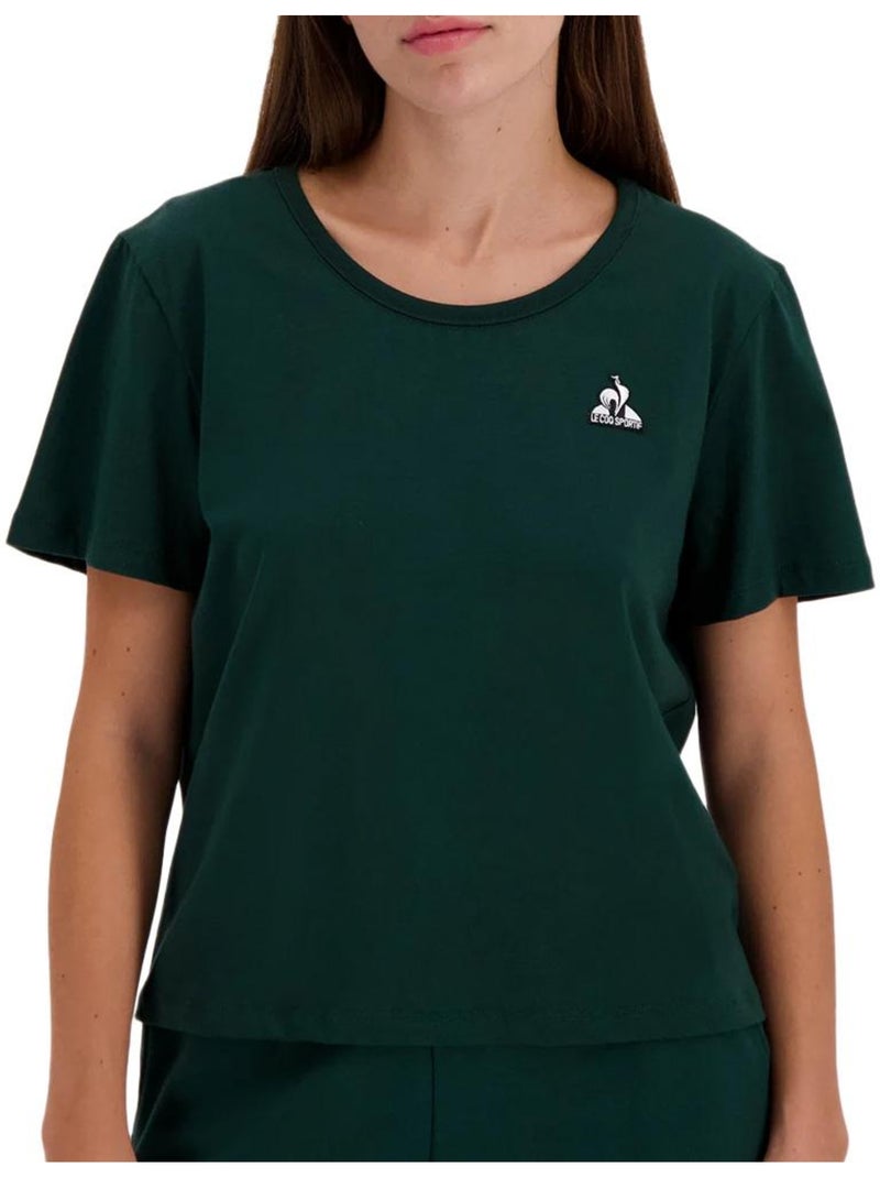 T-Shirt Femme Le Coq Sportif Vert - Kiabi