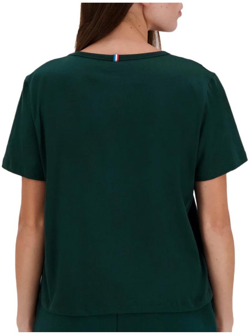 T-Shirt Femme Le Coq Sportif Vert - Kiabi