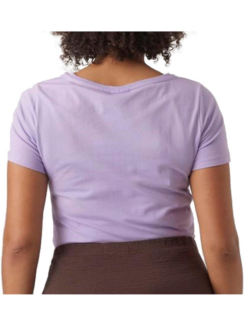 T-Shirt Femme Mamalicious Violet - Kiabi