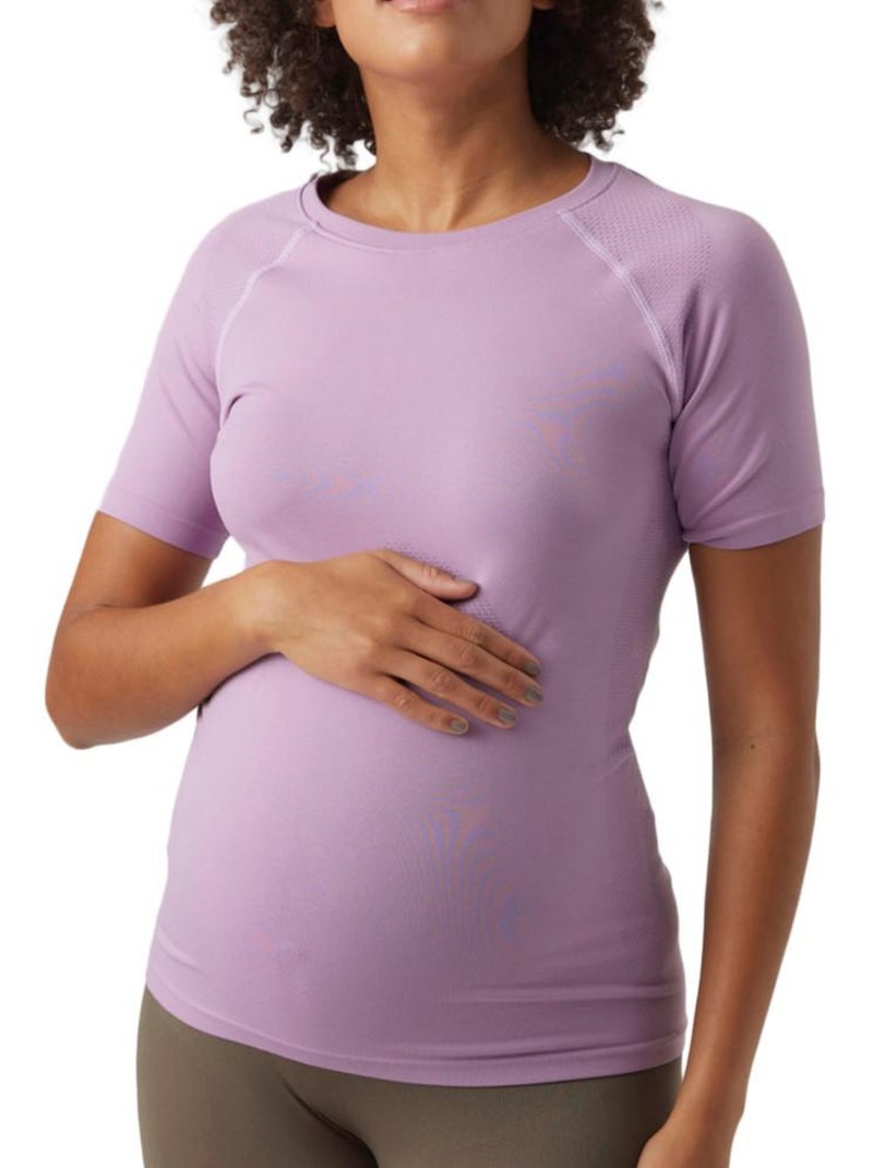 T-Shirt Femme Mamalicious Violet - Kiabi