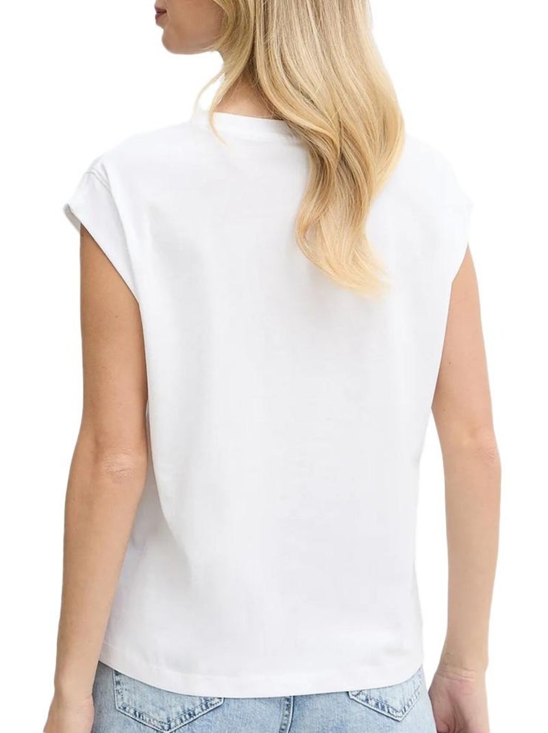 T-shirt Femme Pepe Jeans Blanc - Kiabi