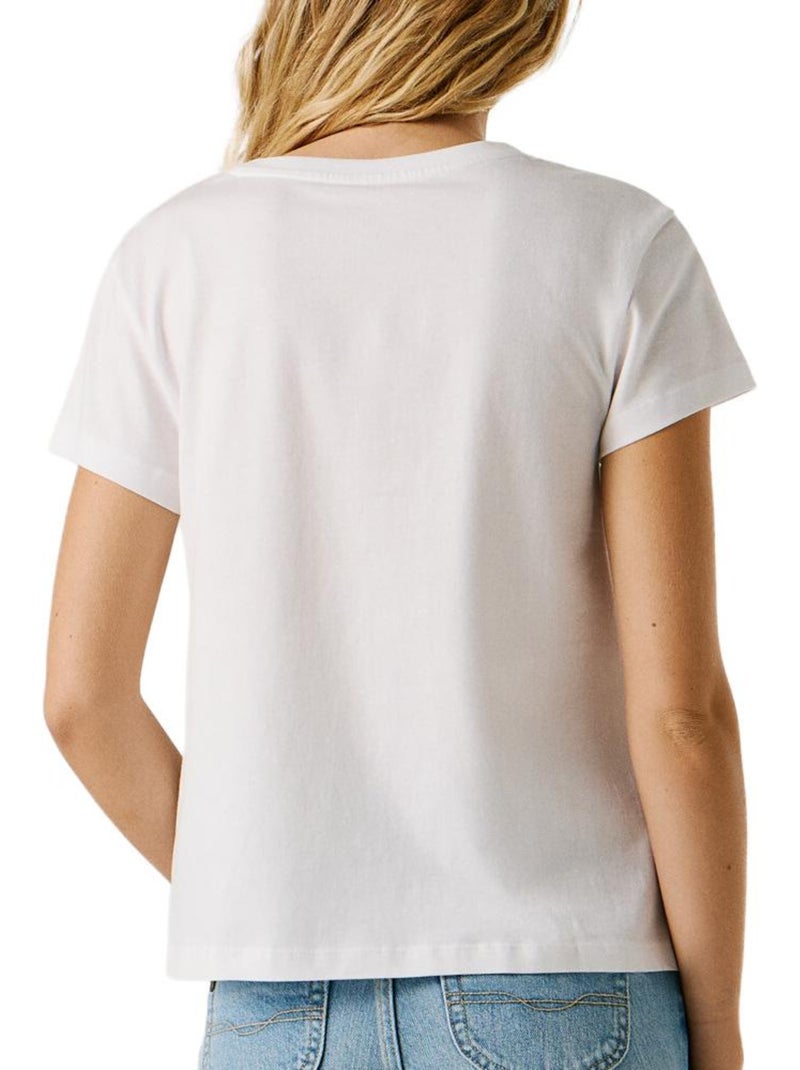 T-Shirt Femme Pepe jeans Blanc - Kiabi