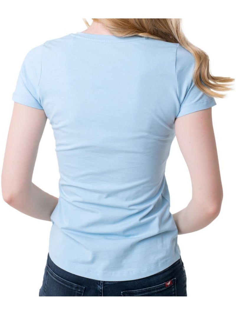 T-shirt femme pepe jeans Bleu clair - Kiabi
