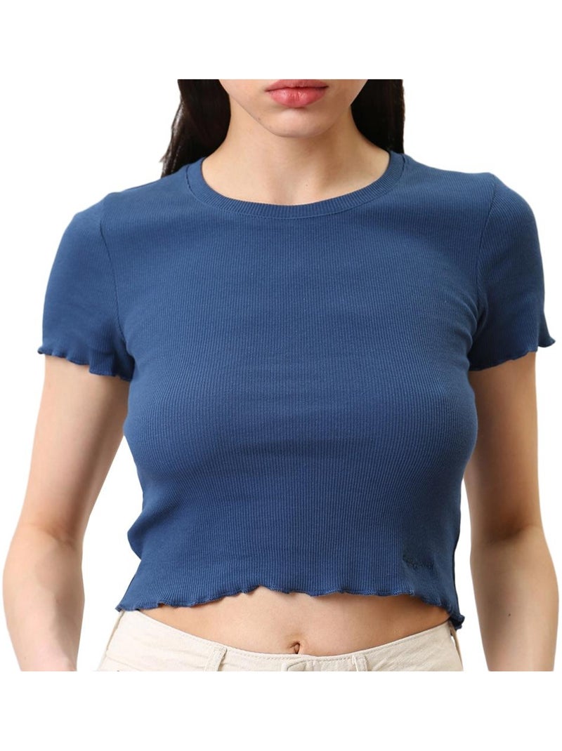 T-shirt Femme Pepe Jeans Bleu marine - Kiabi