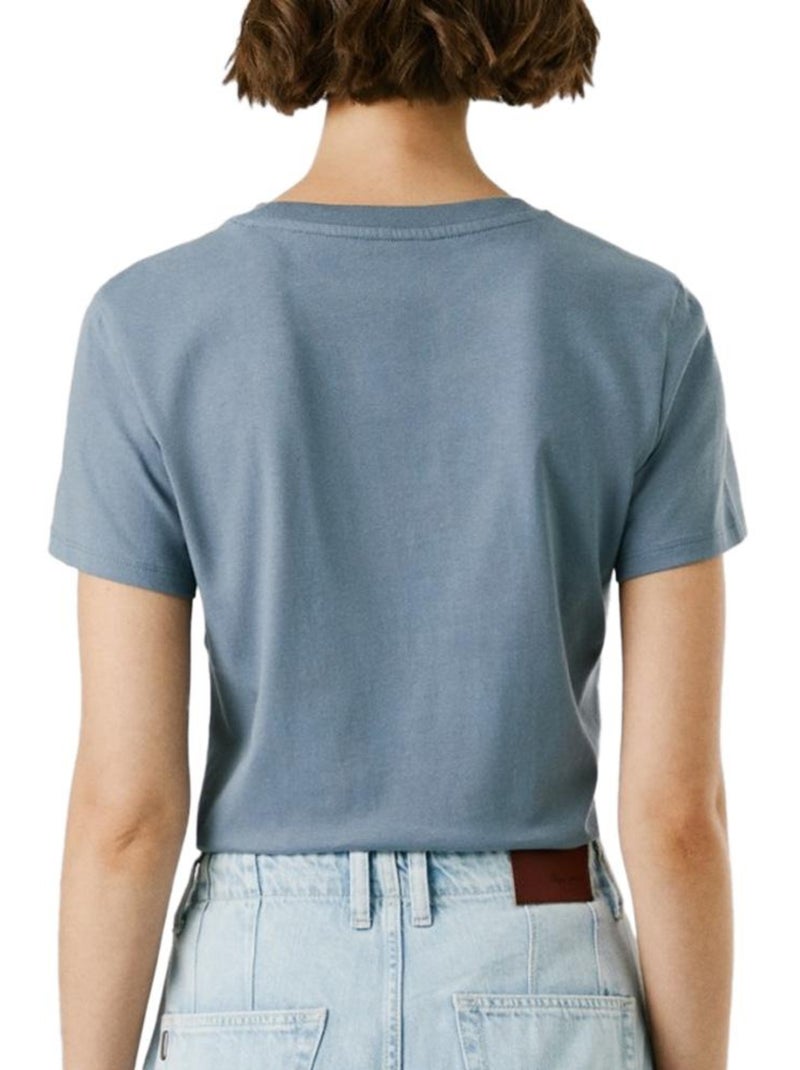 T-Shirt Femme Pepe Jeans Bleu - Kiabi