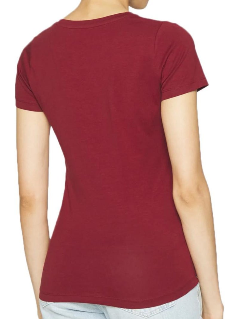 T-shirt femme pepe jeans Bordeaux - Kiabi
