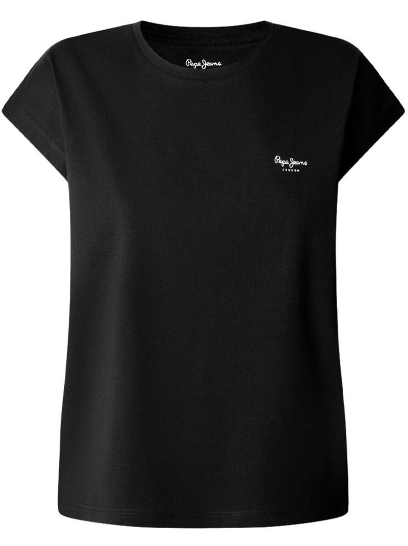 T-shirt femme pepe jeans Noir - Kiabi