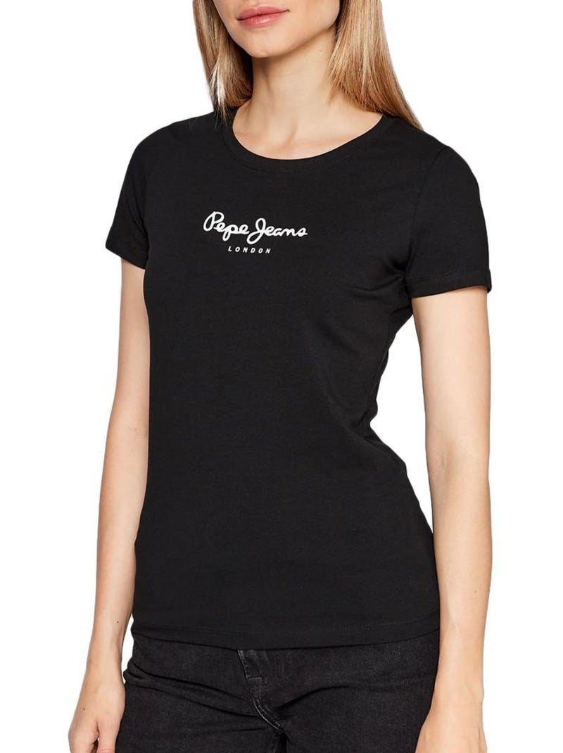 T-shirt femme pepe jeans Noir - Kiabi