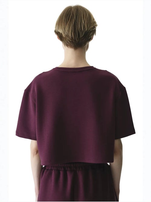 T-shirt femme silky feel à surpiqûres penti - Kiabi T-shirt femme silky feel à surpiqûres penti - Kiabi