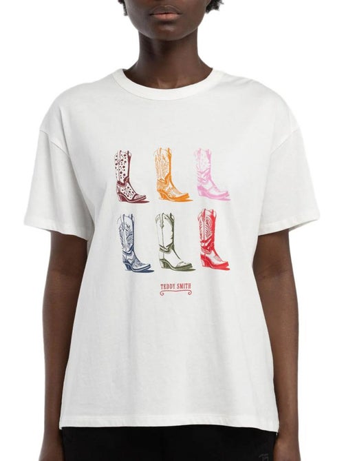 T-Shirt Femme Teddy Smith - Kiabi T-Shirt Femme Teddy Smith - Kiabi