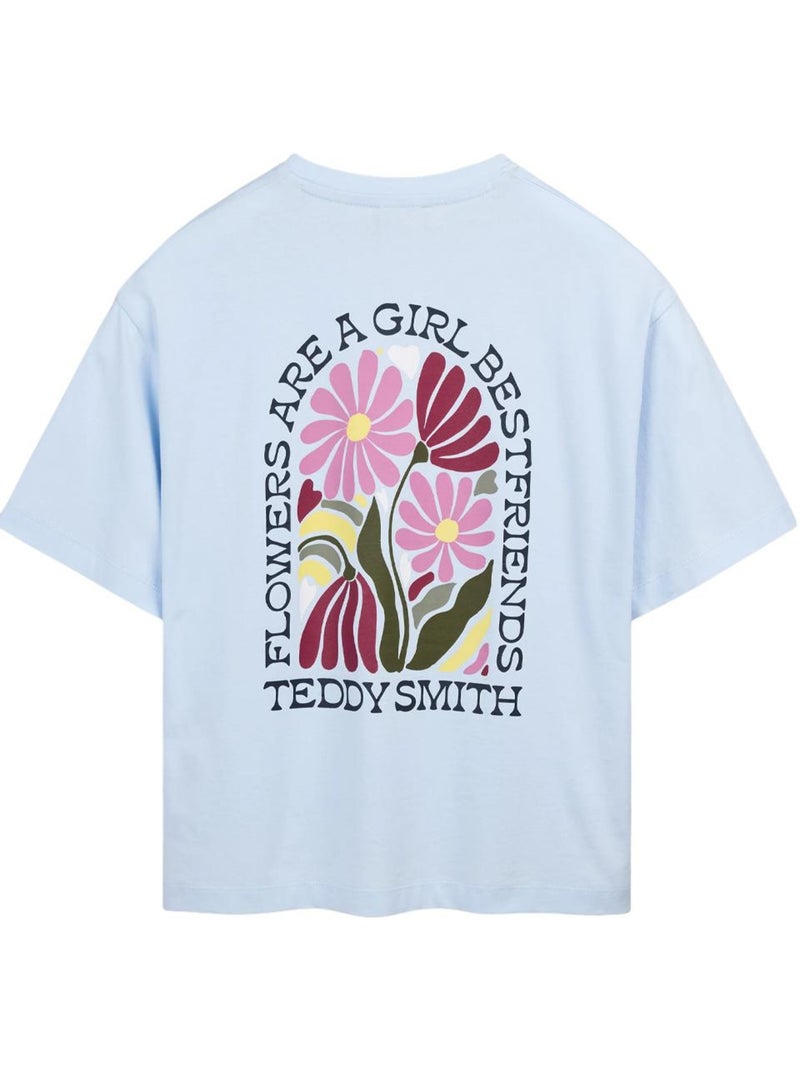 T-shirt femme teddy smith Bleu - Kiabi