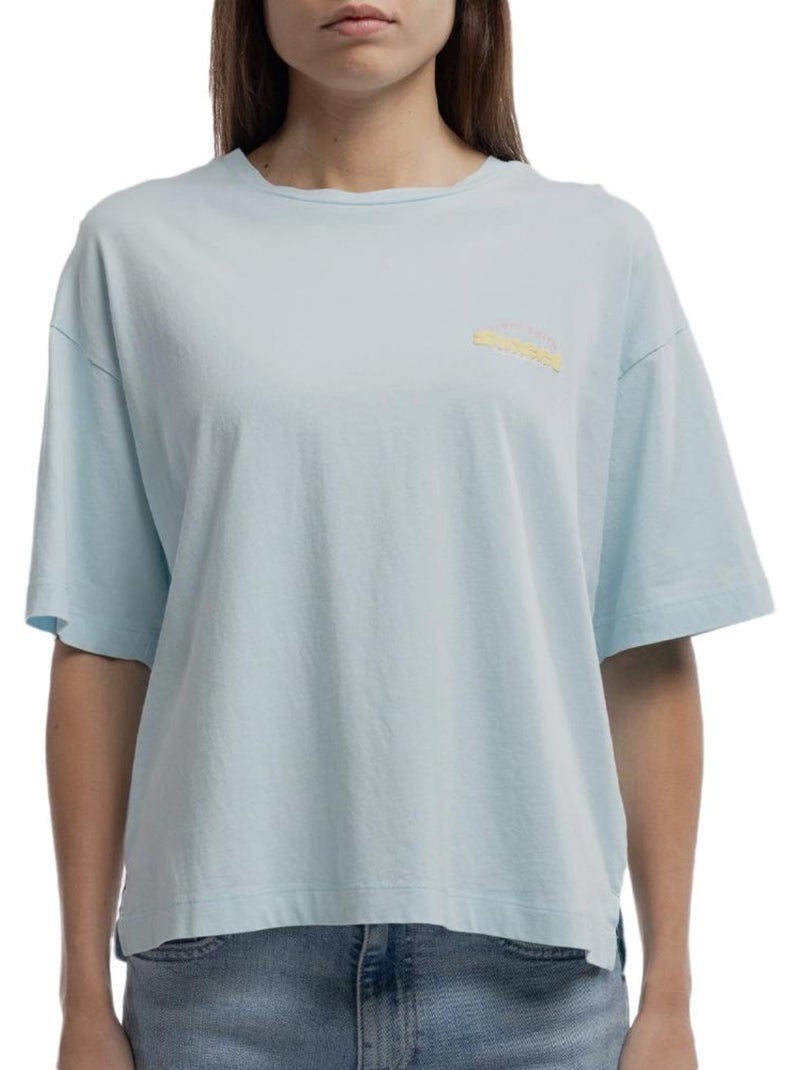 T-shirt femme teddy smith Bleu - Kiabi