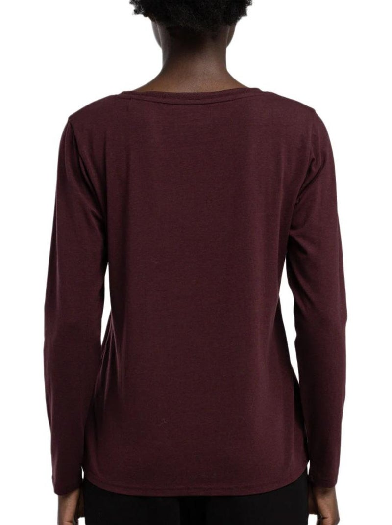 T-shirt femme teddy smith Bordeaux - Kiabi