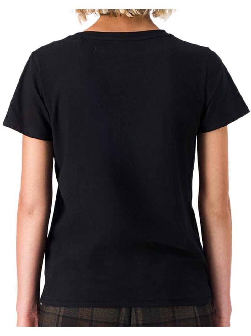 T-shirt femme teddy smith Noir - Kiabi
