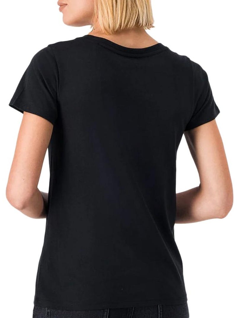 T-shirt  Femme Teddy Smith Ticia - Noir - Kiabi