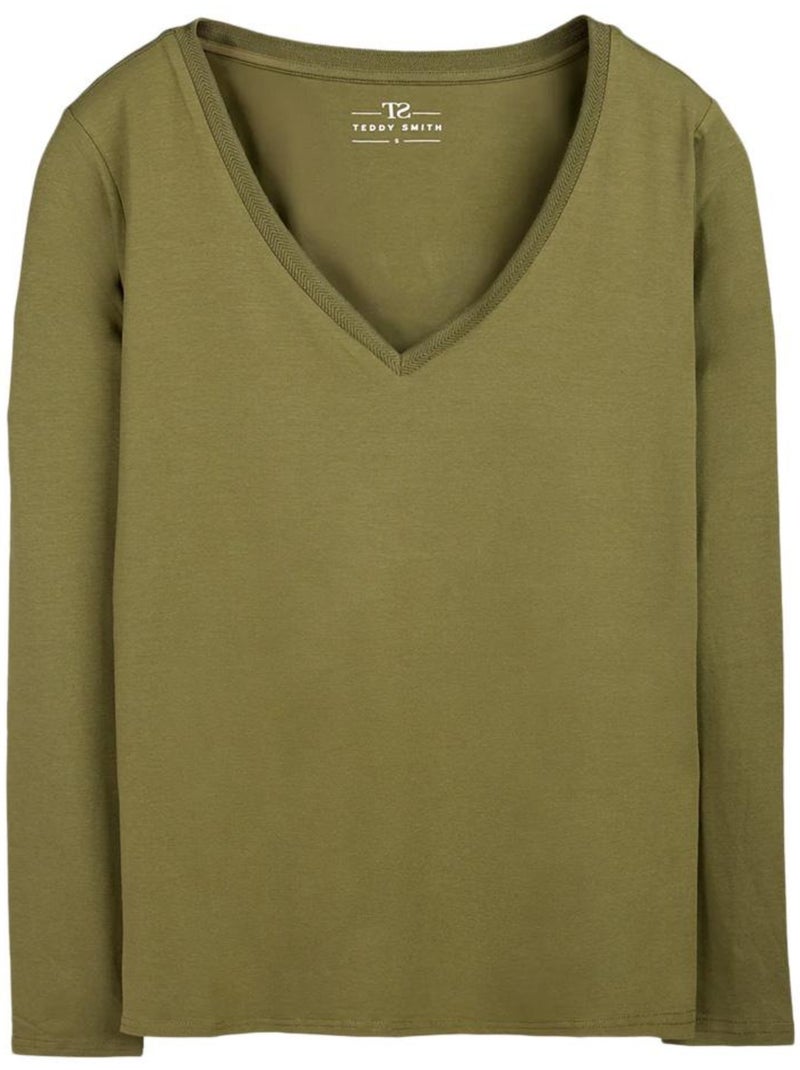 T-shirt Femme Teddy Smith Vert - Kiabi