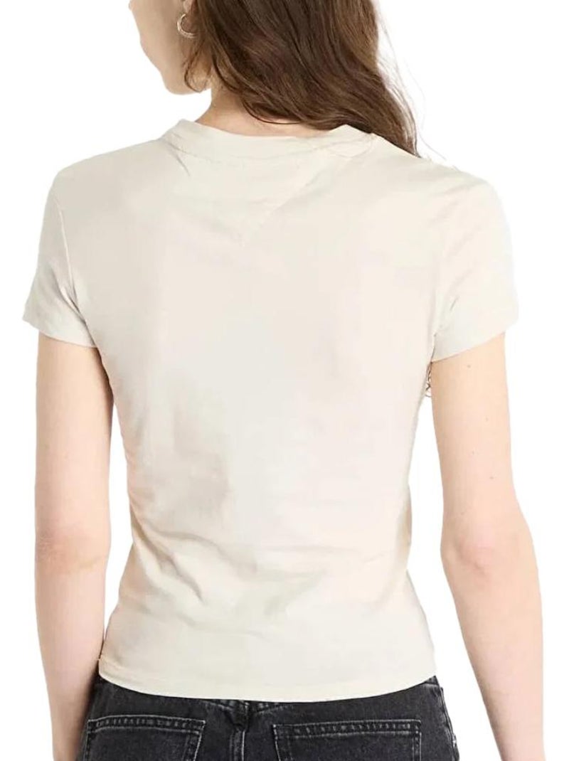 T-shirt Femme Tommy Hilfiger Blanc - Kiabi