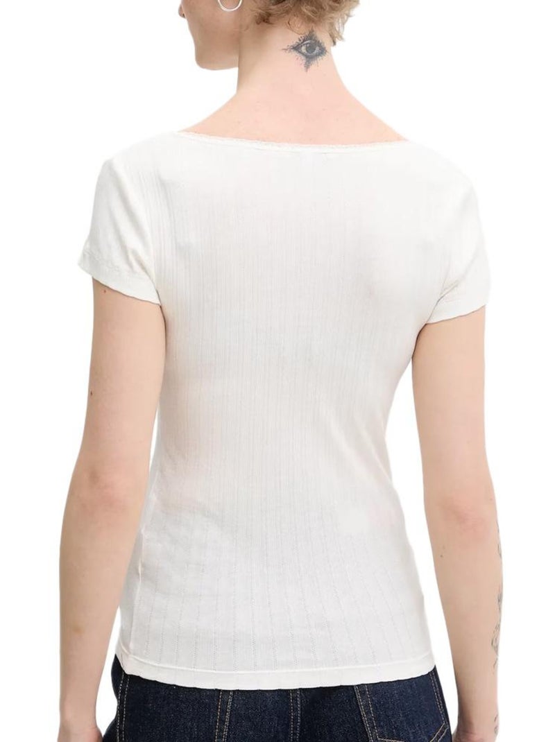 T-Shirt Femme Tommy Hilfiger Blanc - Kiabi