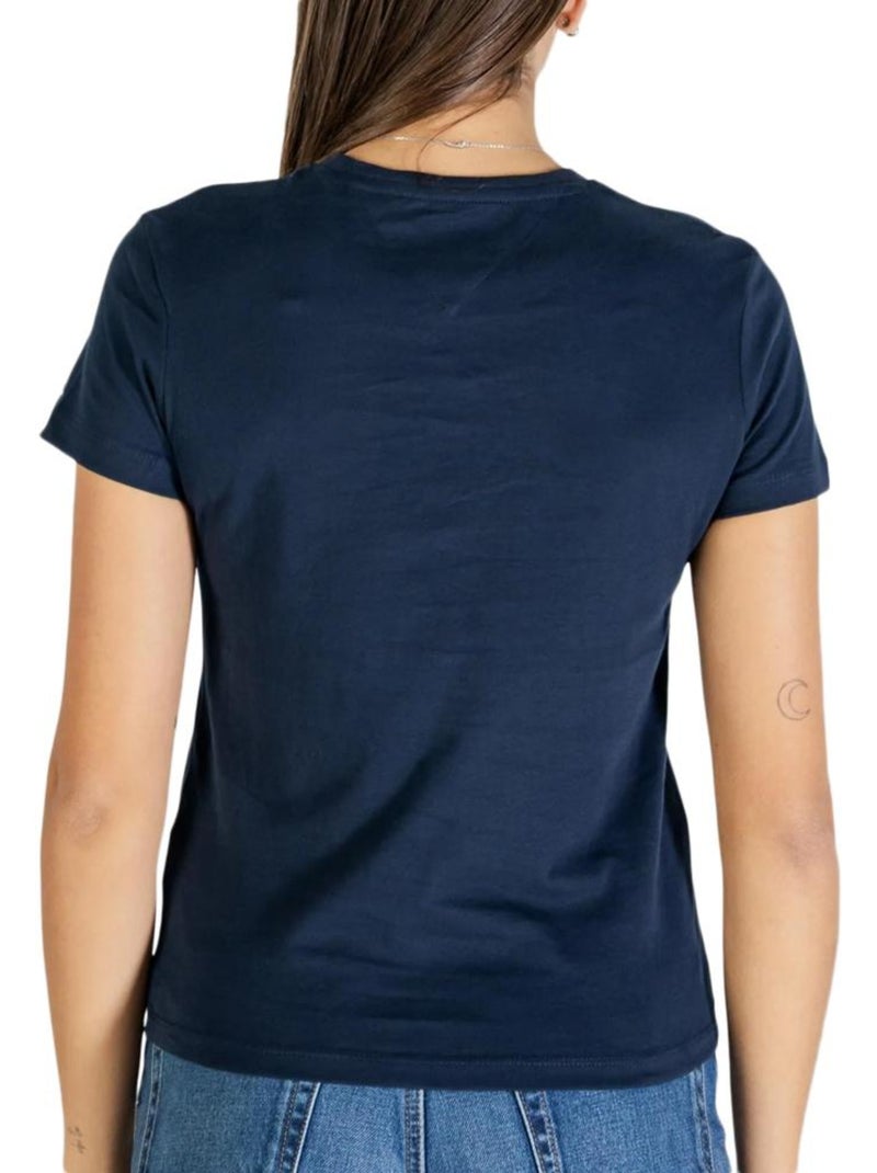 T-shirt Femme Tommy Hilfiger Bleu marine - Kiabi