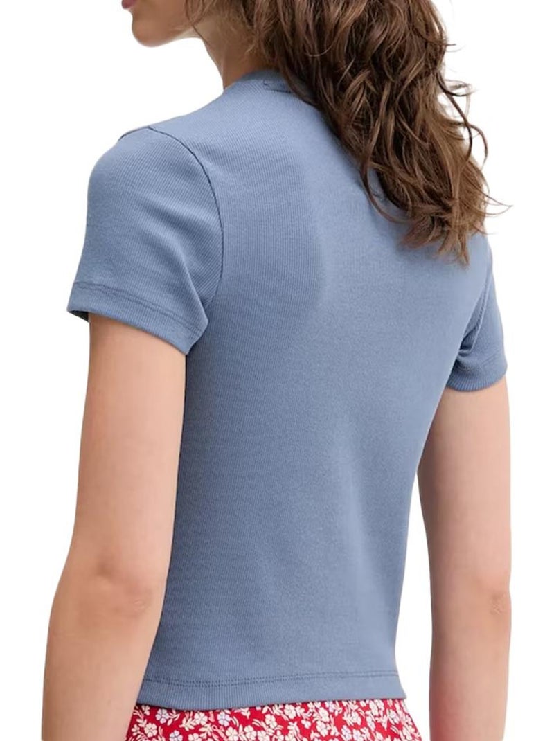 T-Shirt Femme Tommy Hilfiger Bleu - Kiabi