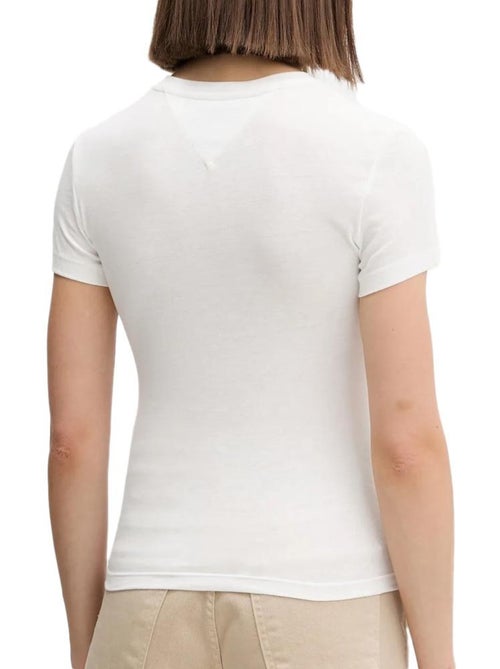 T-Shirt Femme Tommy Hilfiger Logo - Kiabi T-Shirt Femme Tommy Hilfiger Logo - Kiabi