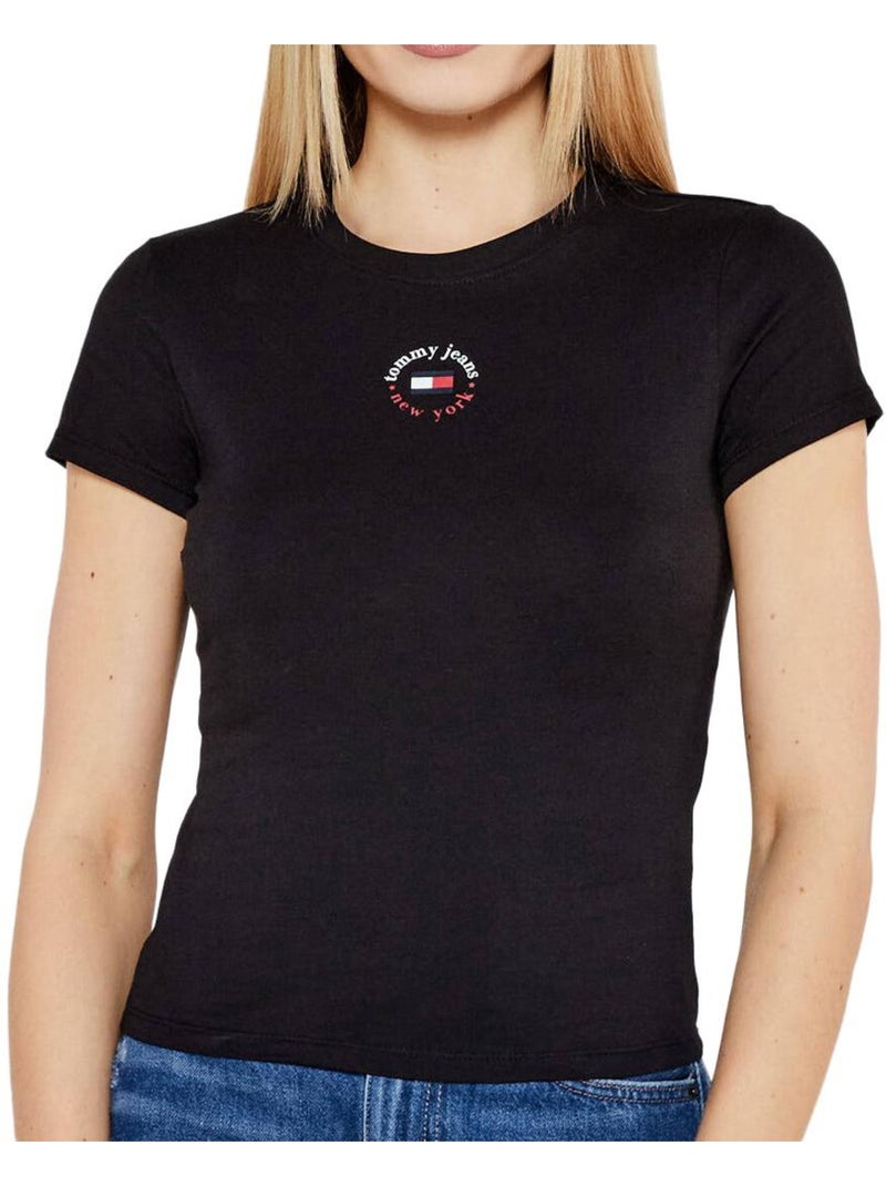 T-Shirt Femme Tommy Hilfiger Noir - Kiabi