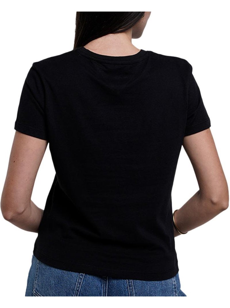 T-Shirt Femme Tommy Hilfiger Noir - Kiabi