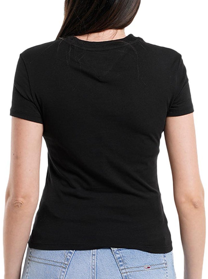 T-shirt Femme Tommy Hilfiger Noir - Kiabi