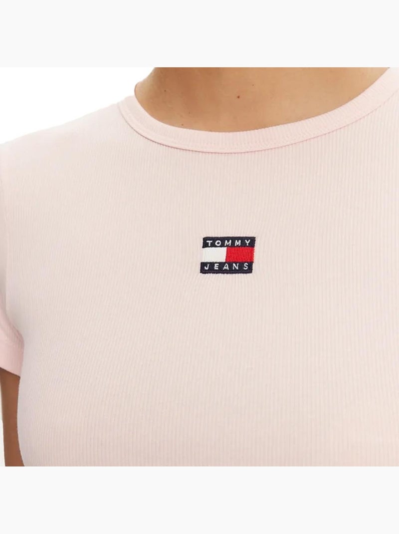 T-Shirt Femme Tommy Hilfiger Rose clair - Kiabi