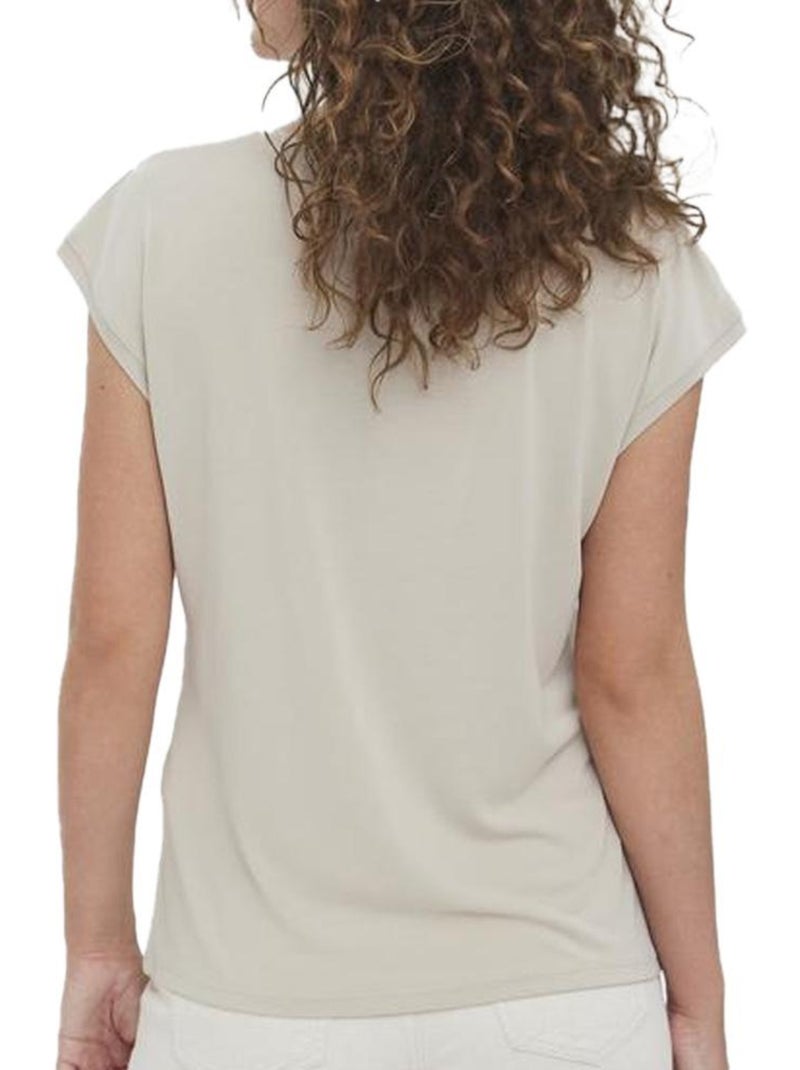 T-shirt Femme Vero Moda Beige - Kiabi