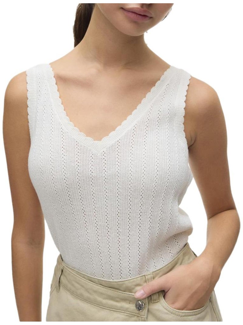 T-Shirt Femme Vero Moda Blanc - Kiabi