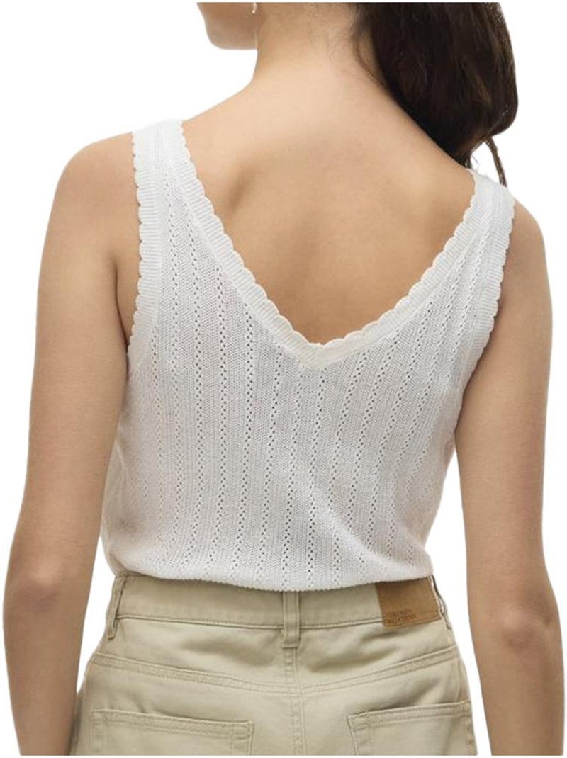 T-Shirt Femme Vero Moda Blanc - Kiabi