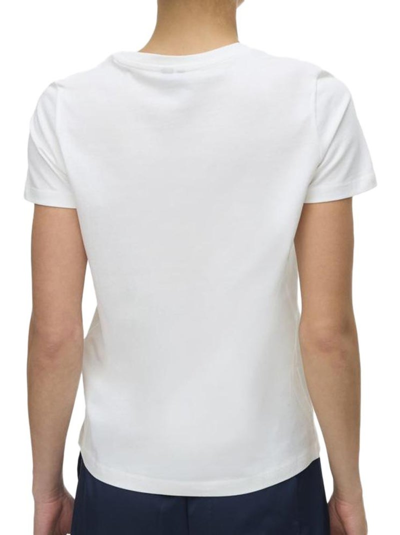 T-shirt Femme Vero Moda Blanc - Kiabi