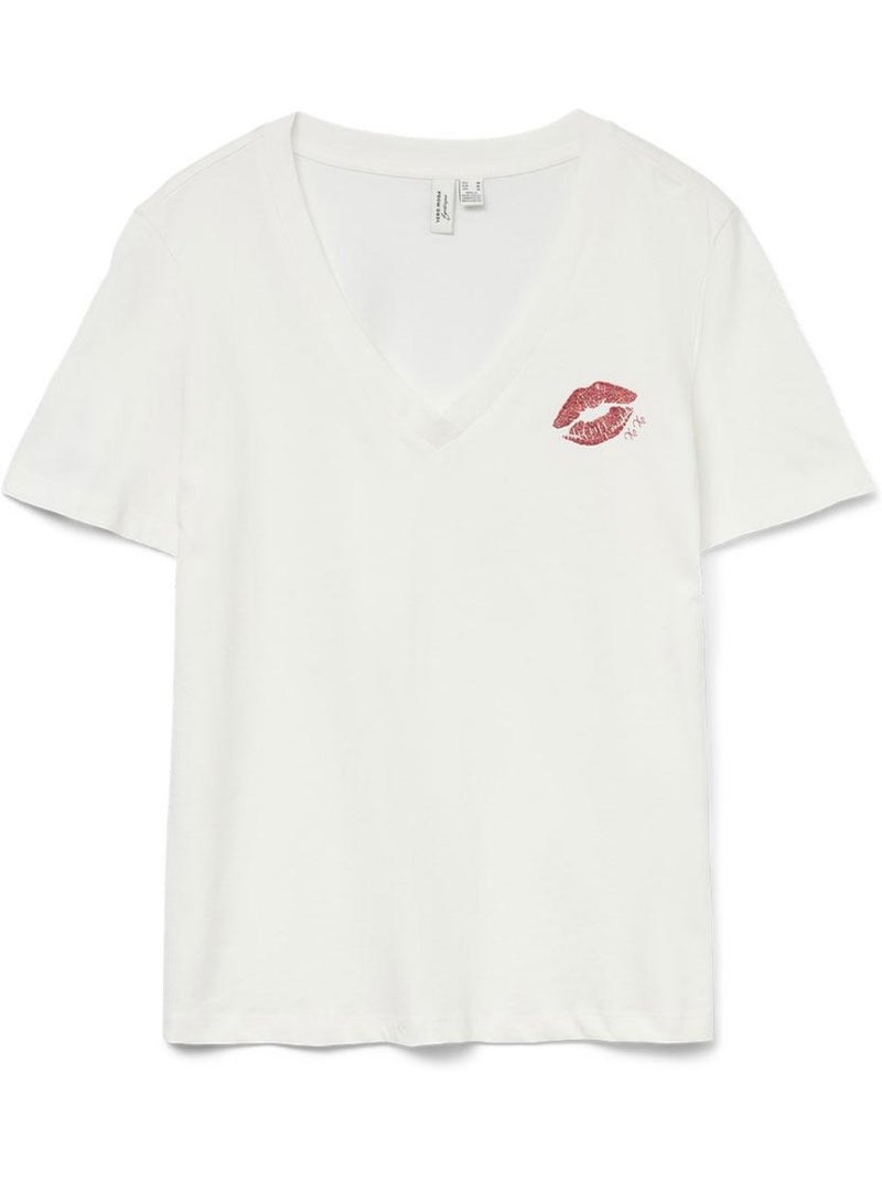 T-Shirt Femme Vero Moda Blanc - Kiabi