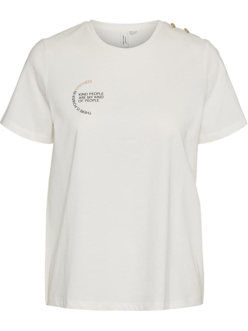T-shirt Femme Vero Moda Blanc - Kiabi