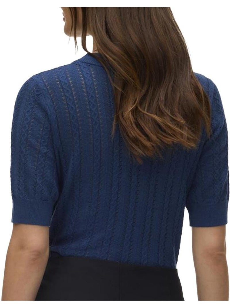 T-Shirt Femme Vero Moda Bleu - Kiabi