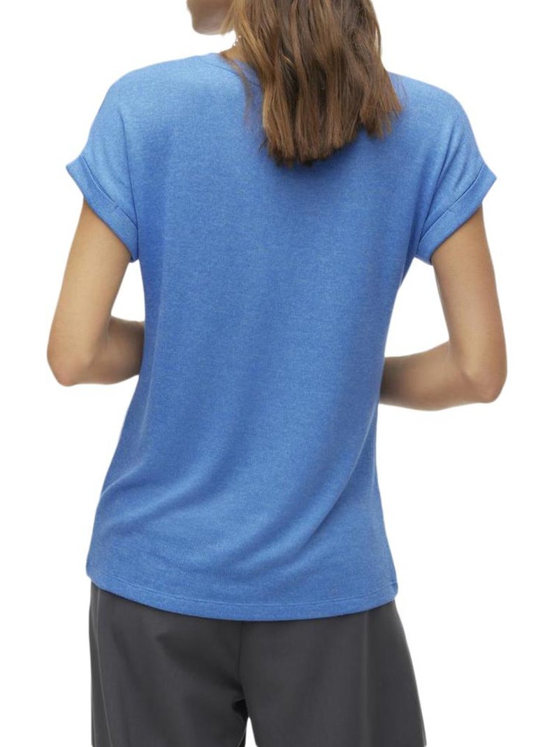 T-Shirt Femme Vero Moda Bleu - Kiabi